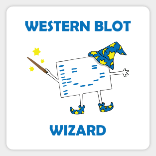 Western Blot Wizard Magnet